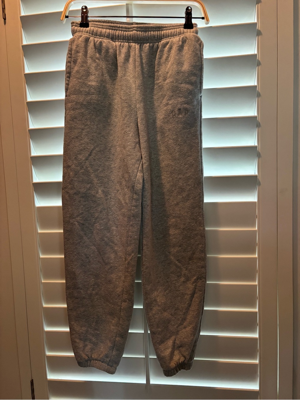 GAP Kids Gray Fleece Joggers